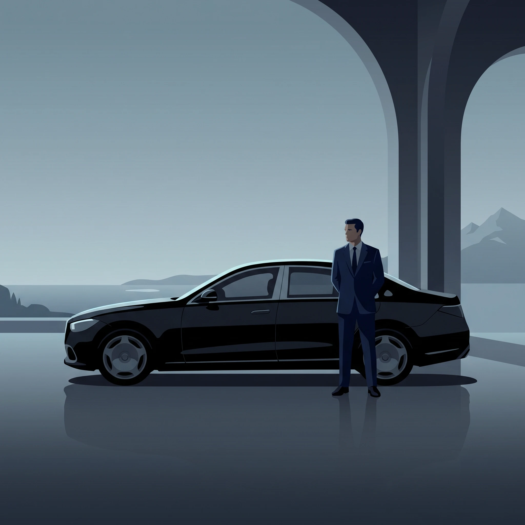 Professional chauffeurs in Cannes
