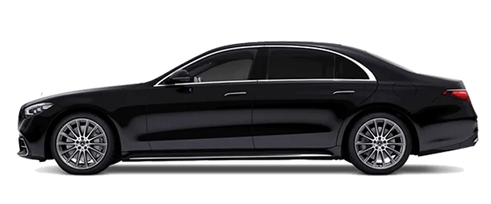 Mercedes S class with driver