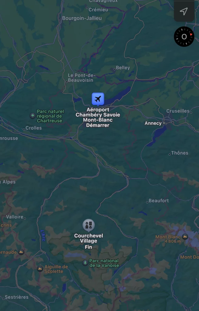 Chambéry Airport to Courchevel Transfer Services​