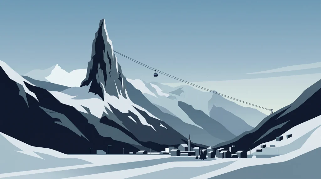 Chamonix-Mont-Blanc in the French Alps